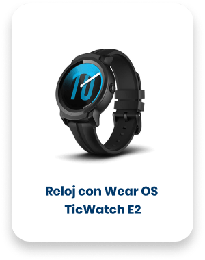 TICWATCH E2. Smartwatch con WearOS (H1)