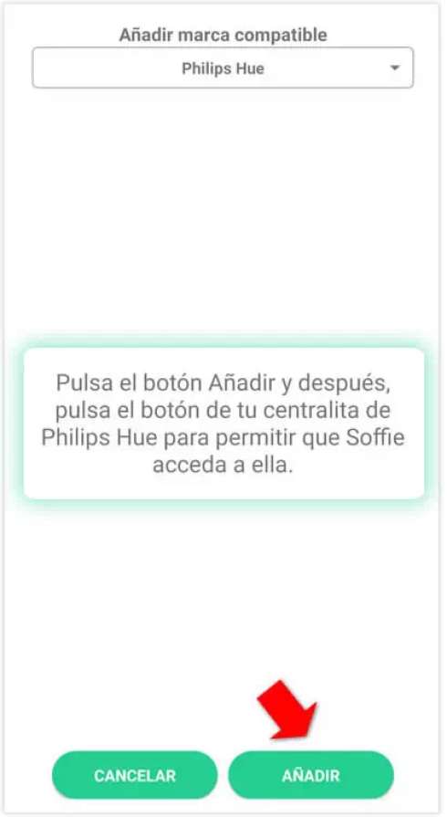 habilitar el uso de la bombilla philips hue 1